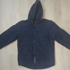Old Navy Men's Dark Blue Puffer Jacket